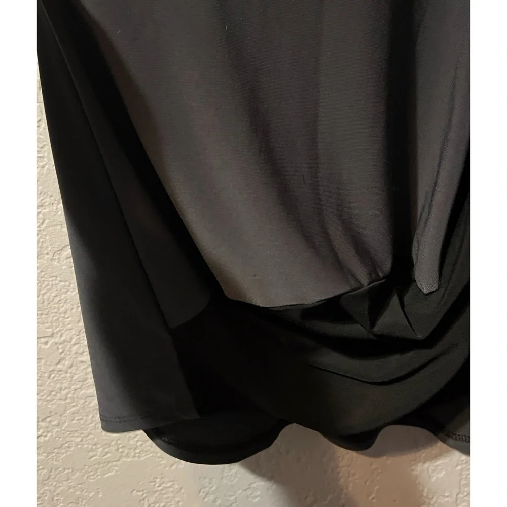 Sun Kim Long Sleeve Drapey Tunic, Size Medium - Picture 3 of 5
